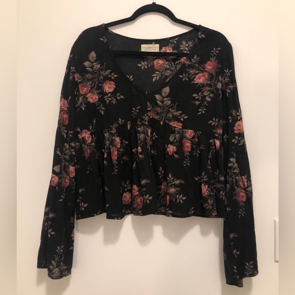 Denim & Supply Boho Baby Doll Top